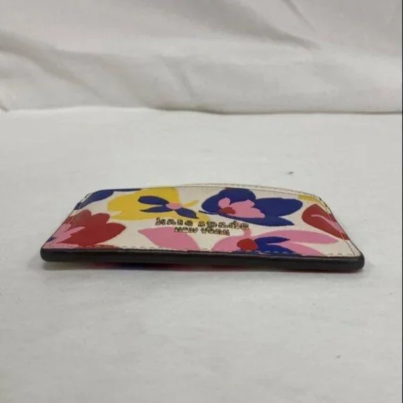 kate spade Spencer Summer Flower Embossed Cardholder with COA - Picture 6 of 9